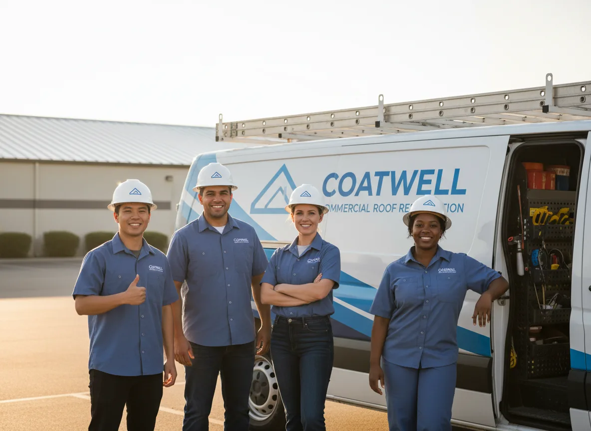 Commercial roof coating company in Erving, MA
